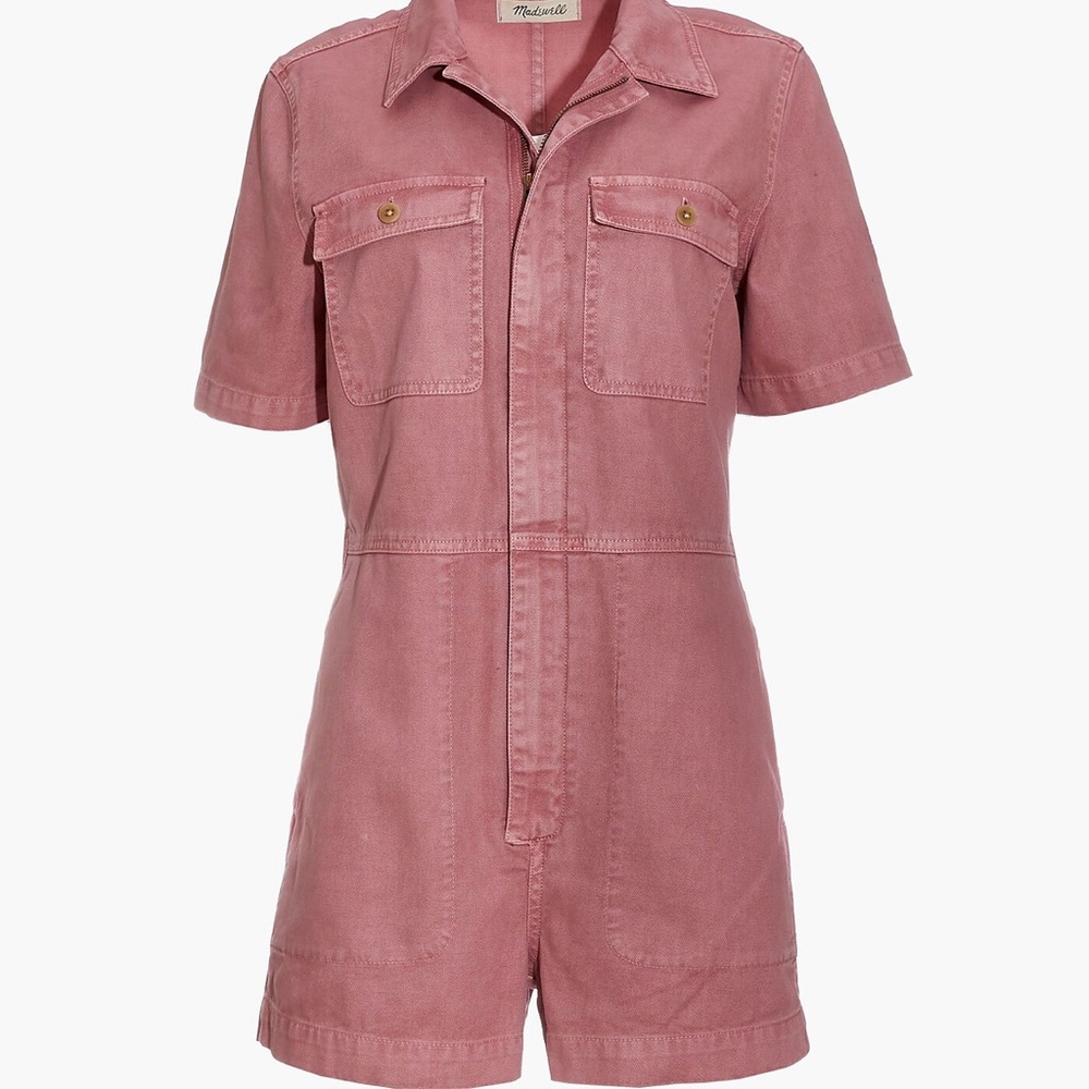 Madewell - Garment-Dyed Coverall Romper